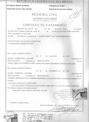 CERTIDÃO DE CASAMENTO DE ALCIDE E LEANDRO