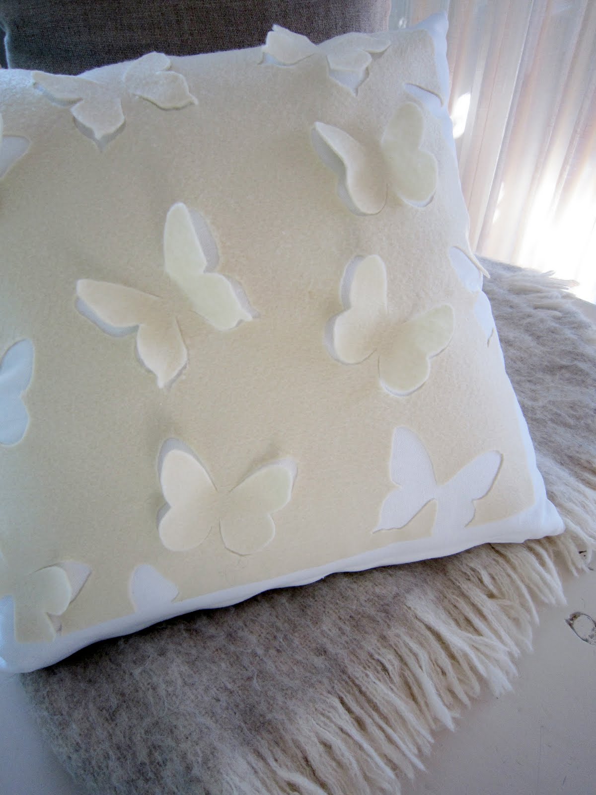 Tara Dennis Butterfly Pillow