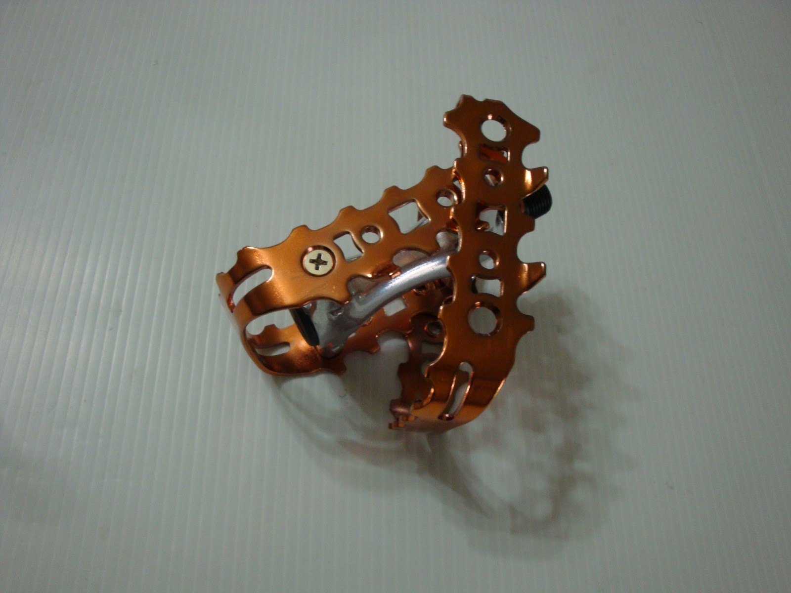 Fixie Bicycles Copper plated bicycle pedals!