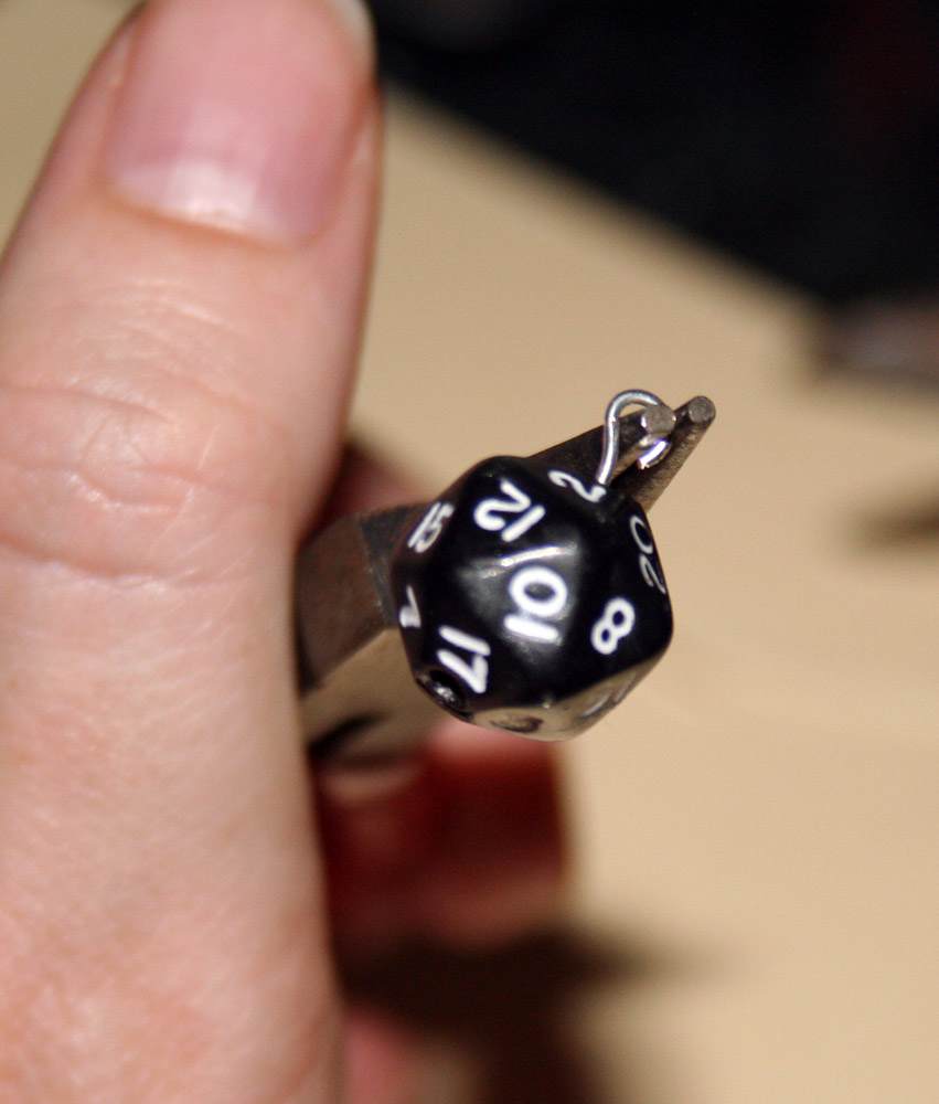 geek with curves Geek Crafts How to Make RPG Dice Earrings