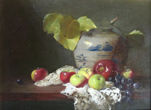 Quast Gallery "Still Life with Apples and Grapes"