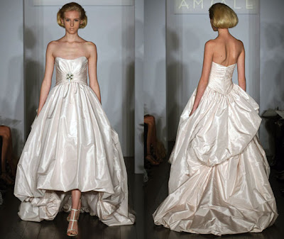 The gorgeous pale pink silk taffeta wedding gown is part