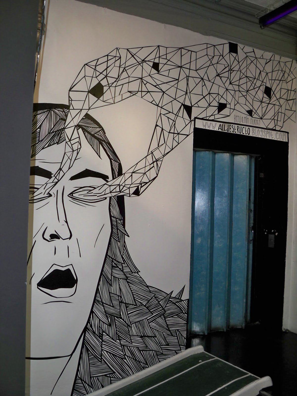 I LOVE STICKY TAPE ALL DESTRUCTO ELECTRICAL TAPE ART ARTIST INTERVIEW