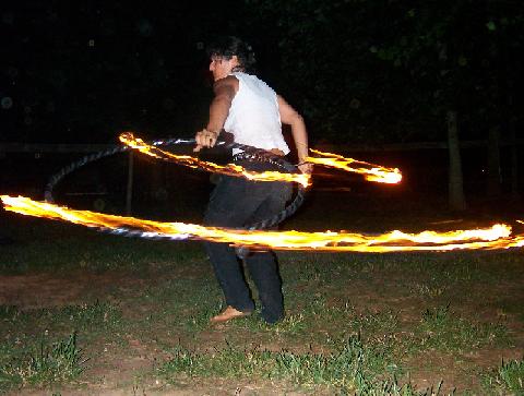 My First Burn at the Hoop Path Retreat in 2008