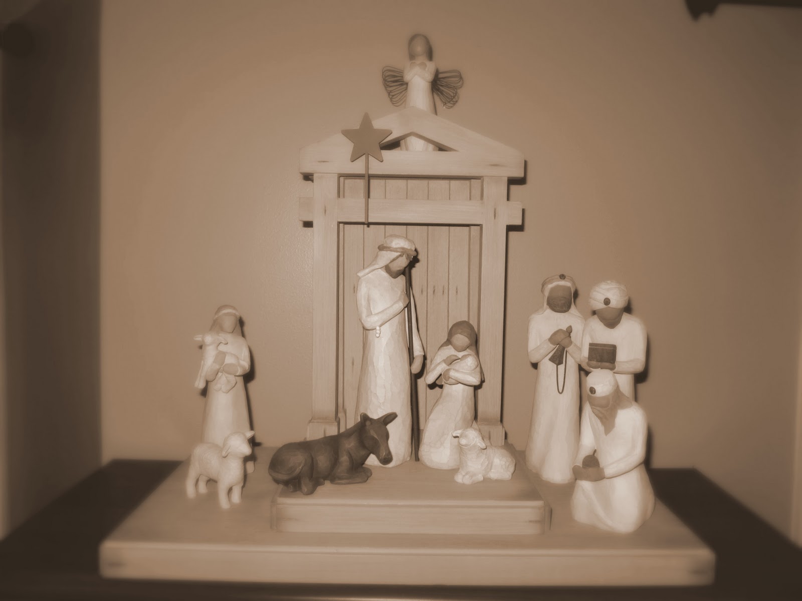 Hallmark Nativity Scene Willow Tree