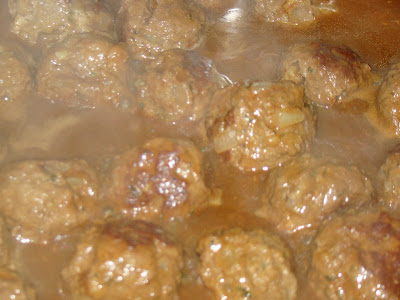 Meatballs And Gravy