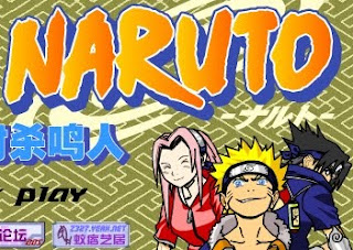 Jogo Online: Naruto Kunai Dodging Jogos do Naruto