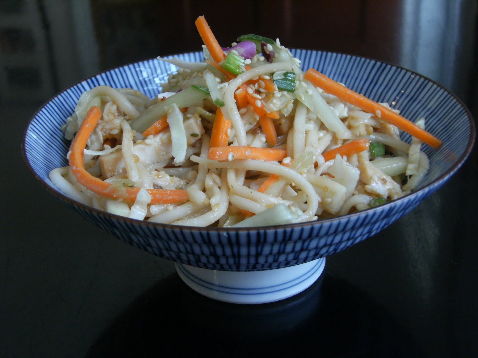 My Retro Kitchen Cold Udon Noodle Salad
