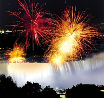 niagara falls new years eve picture