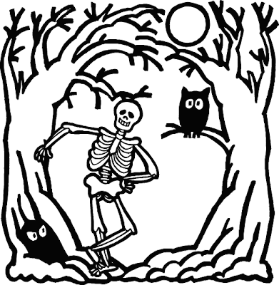 Bone Coloring Page Bone Coloring Page