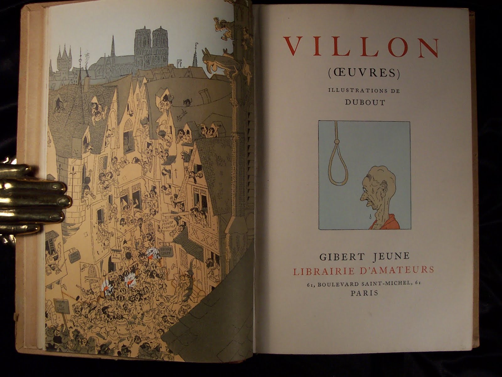 Librairie ancienne et autres trésors... François Villon illustré