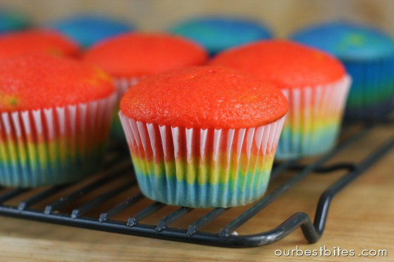 Colorburst Cupcakes - Our Best Bites Colorburst Cupcakes - Our Best Bites