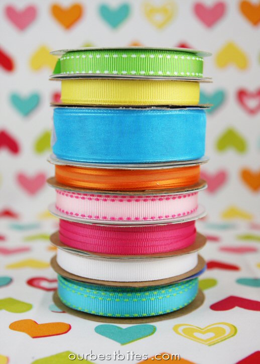 Weekend Crafting Valentine Heart & Ribbon Garland Our Best Bites