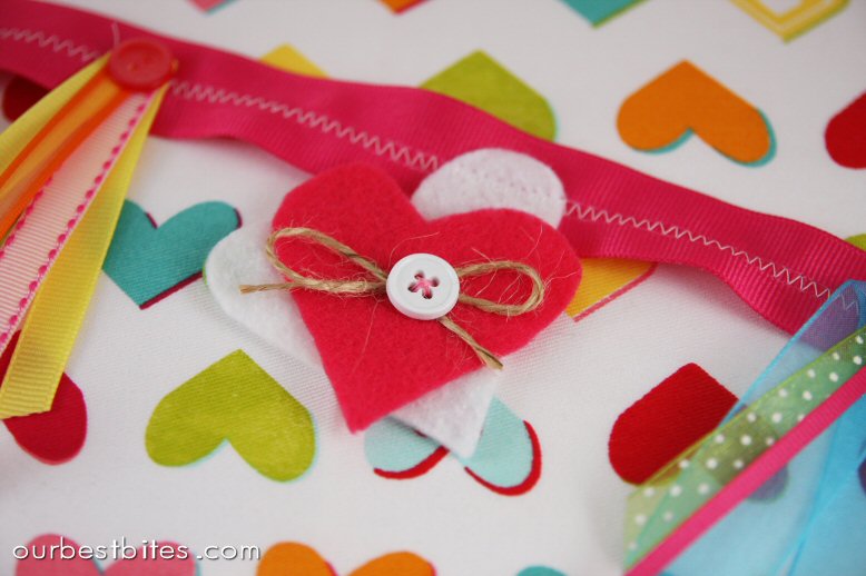 Weekend Crafting Valentine Heart & Ribbon Garland Our Best Bites