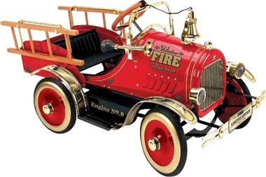 Pedal Car Power: Fire Truck Pedal Cars