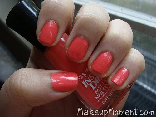 Nail Of The Day: Sally Hansen Insta-Dri Nail Polish in Mango Motion