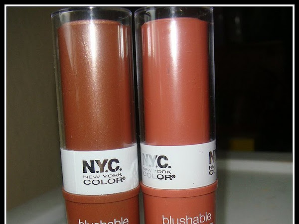 Product Review: N.Y.C. Blushable Creme Sticks in Urban Spice and South St. Seashell