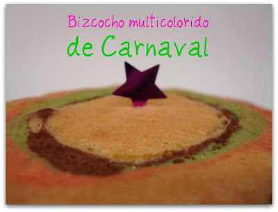 gâteaux multicolores du Carnaval Bolo+carnaval