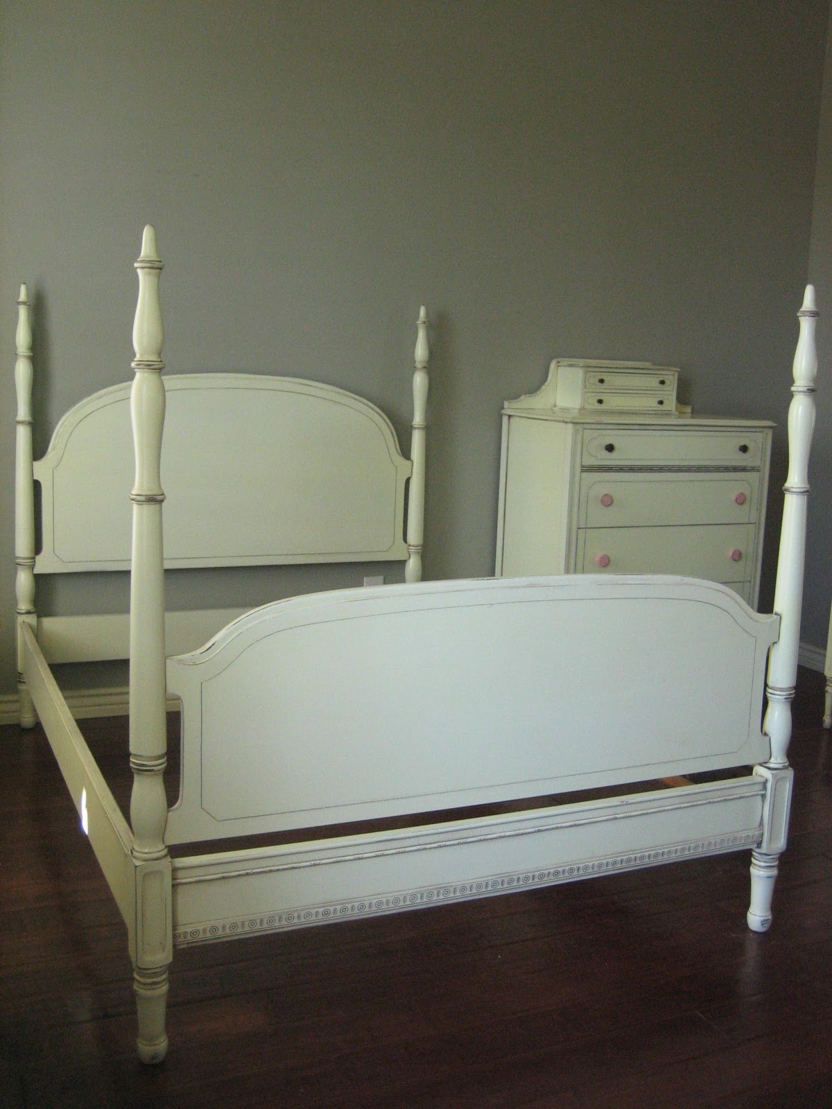 European Paint Finishes: ~ Antique White Bedroom Set ~