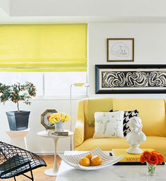 {BLACK. WHITE. YELLOW.} Decorating in Yellow...