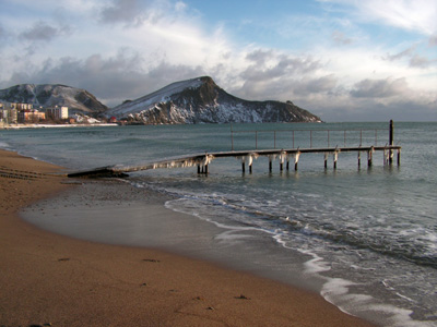 Хочу отметить новый год возле зимнего моря