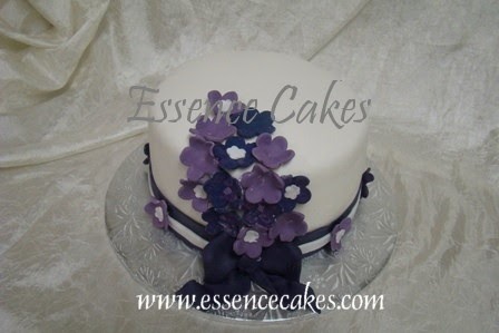 Essence of Cakes: Purple, White, and Lilac Cake