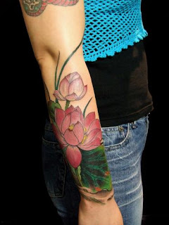 Flower Tattoo Design - Girls Japanese Tattoo