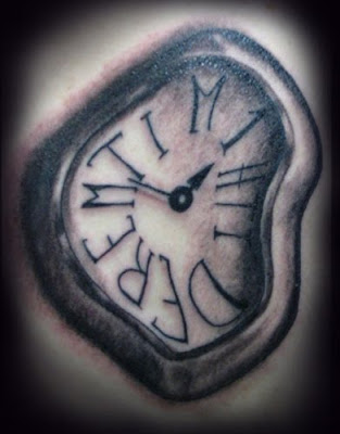 Salvador Dali Clock Tattoo : Clock Tattoo