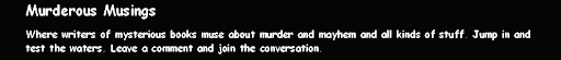 Murderous Musings