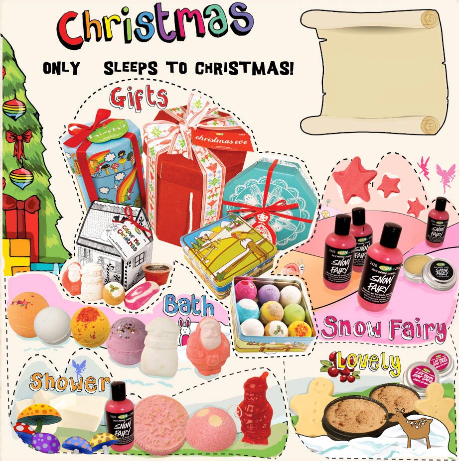 Lush Christmas 2010 I Heart Cosmetics