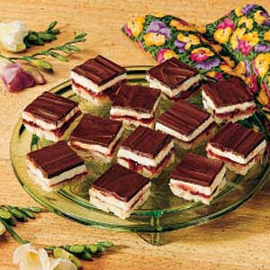 Chocolate Raspberry Bars Recipe  ~ Chocolate Raspberry Cake