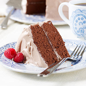 Vegan Raspberry Mocha Cake Recipe ~ Chocolate Raspberry Cake
