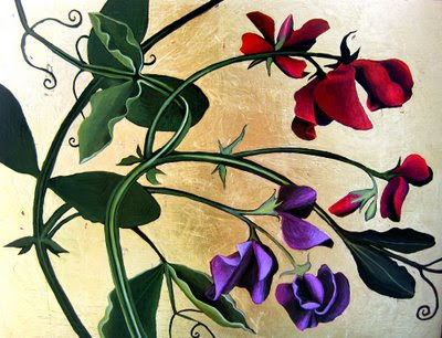 Sweet Pea Painting