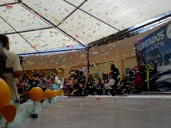 Efecto confeti de colores