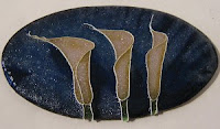 cloisonne flower lilies