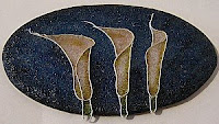 cloisonne flower lilies