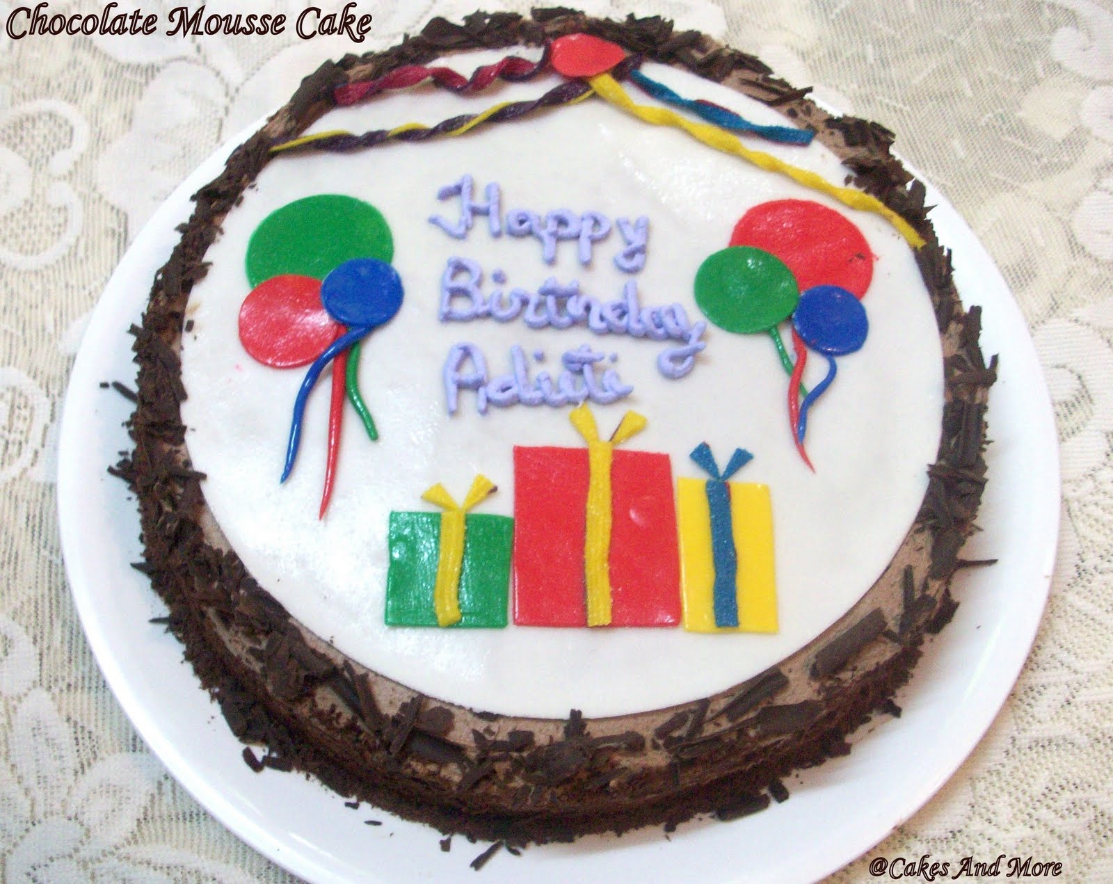 Cakes & More Chocolate Cream Cake