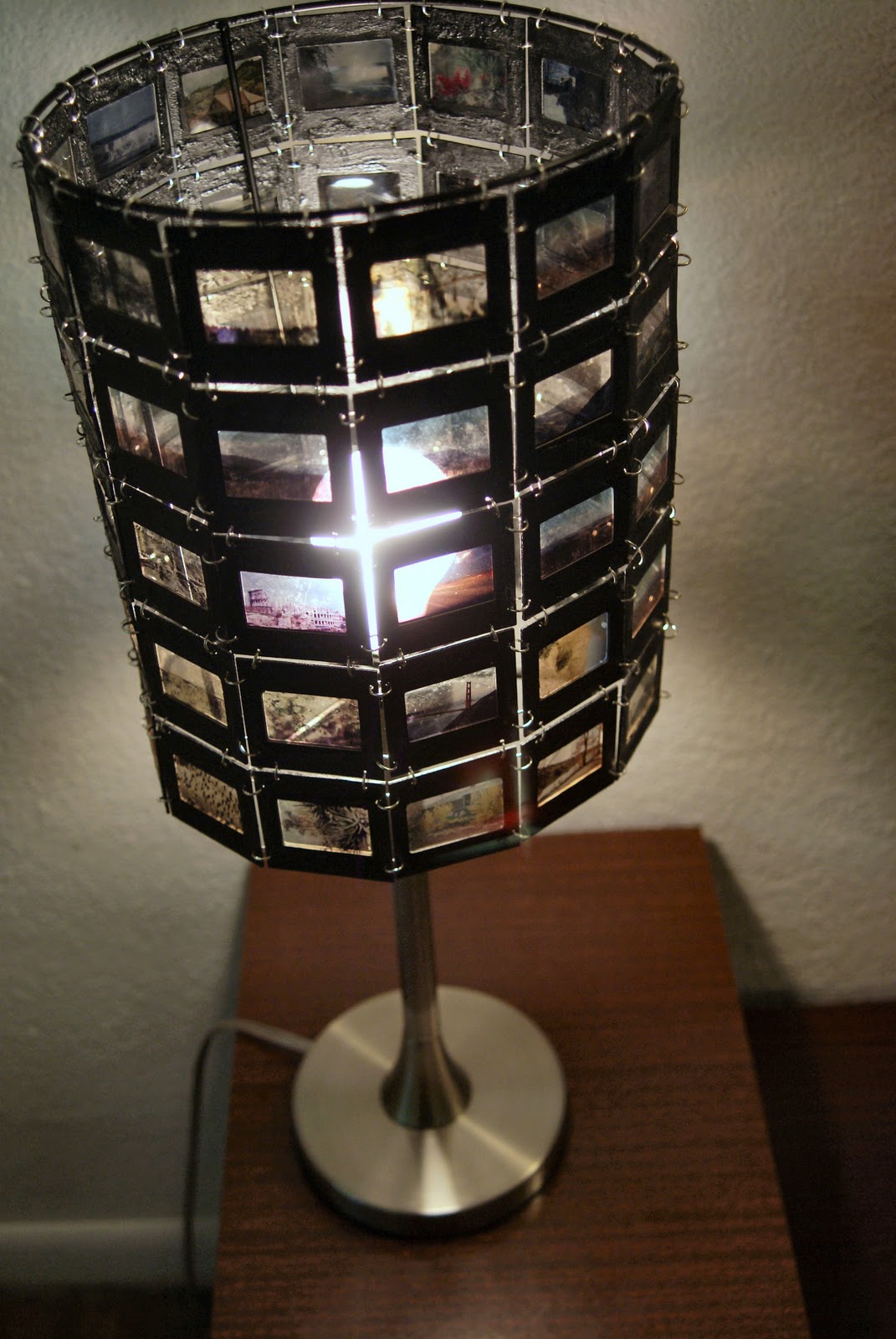 Photo Slide Lamps Pastel Rainbows