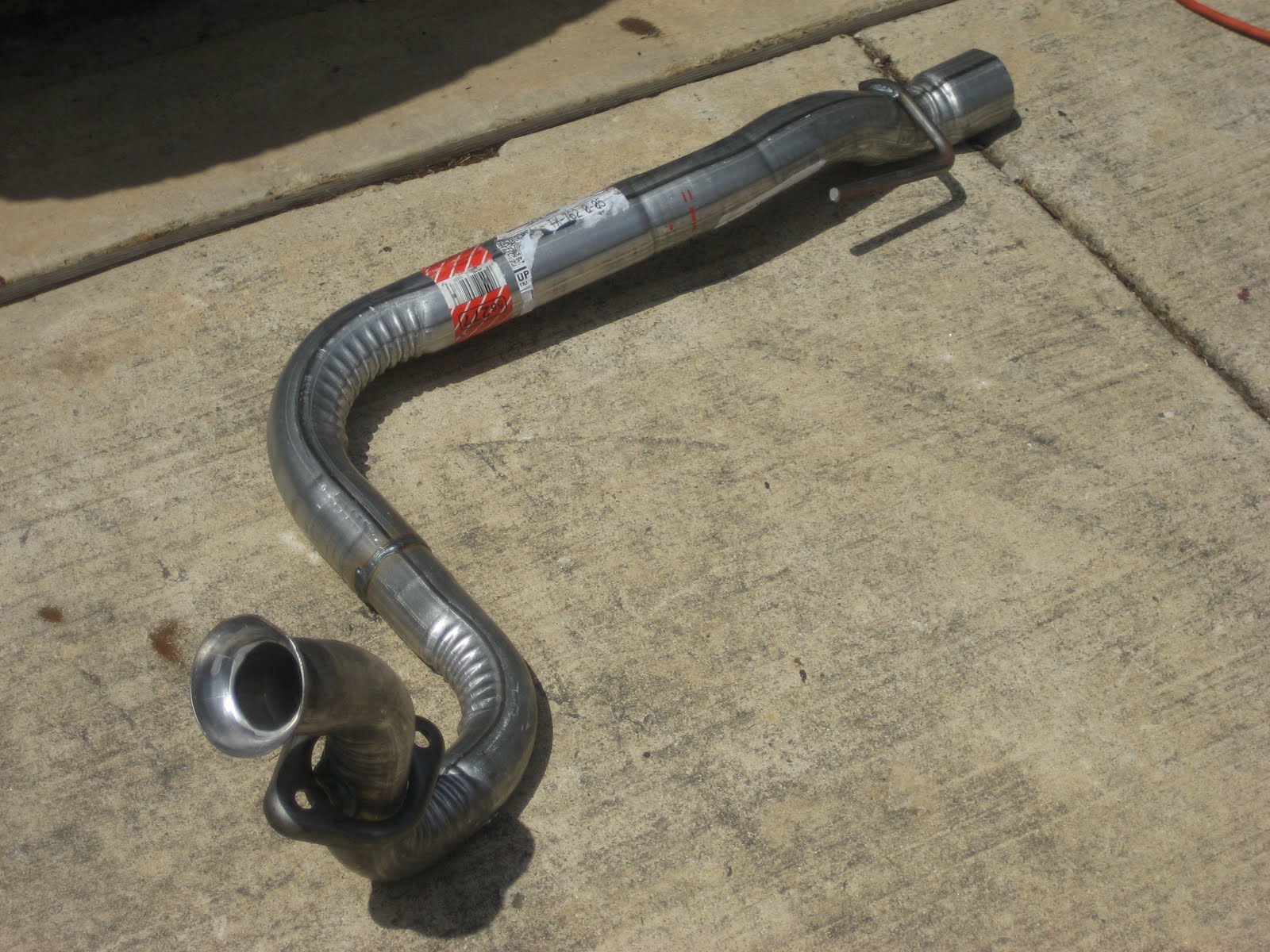OVERHEATING Jeep Exhaust pipe crushed