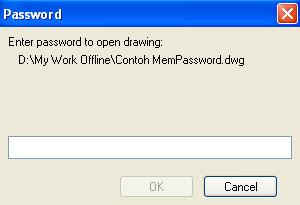 password autocad