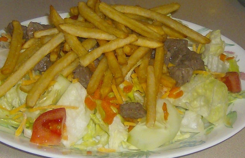 From The Heart of My Kitchen Steak Salad Pittsburgh Style!