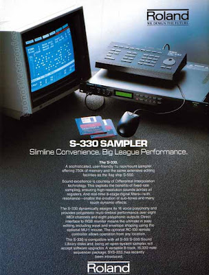 ROLAND S-330 SAMPLER - 1989 - Suono Elettronico