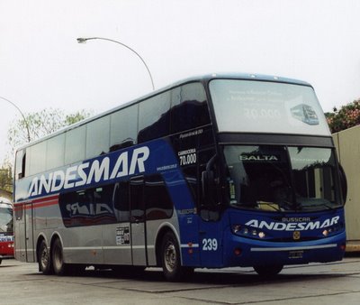 Andesmar, Busscar DD panorâmico, Scania