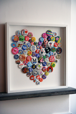 Brigitte Herrod button badge heart picture Brigitte Herrod button badge heart picture