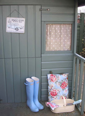 Renovated garden shed Renovated garden shed (after)