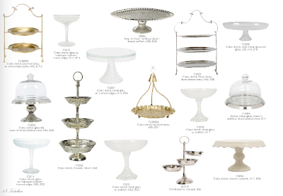 Cake plates and stands from Lisbeth Dahl Cake plates and stands from Lisbeth Dahl