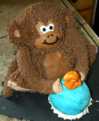 2nd b-day monkey cake