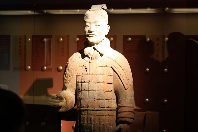 Terracotta warrior in Inner Mongolia museum