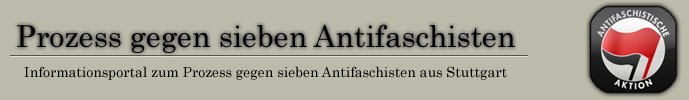 Sieben Angeklagte Antifaschisten