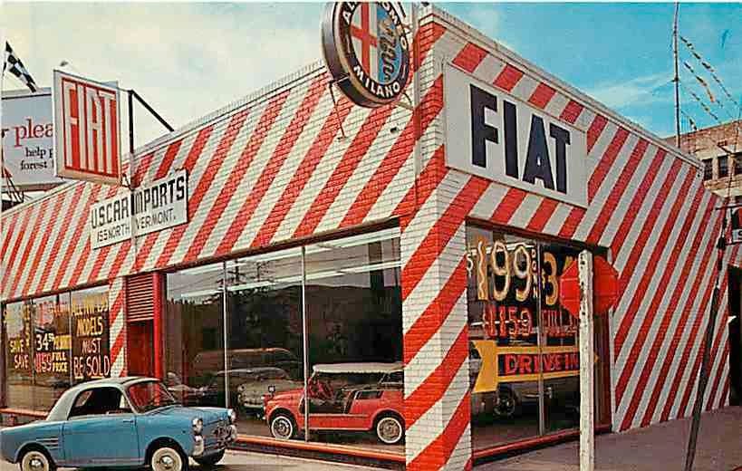 The Orange Folder Chronicles 1950s Fiat dealer in Vermont Make that
